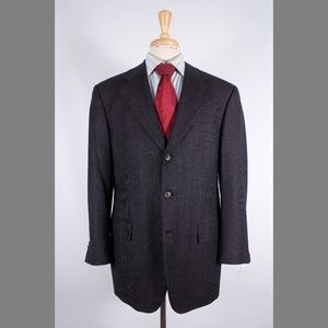 NEW Enrico ISAIA 42R Brown Sport Coat Y501